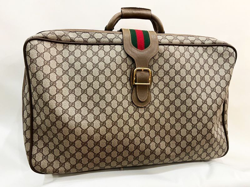 GUCCI/グッチ オールドグッチ シェリーラインGG柄トランクケース 