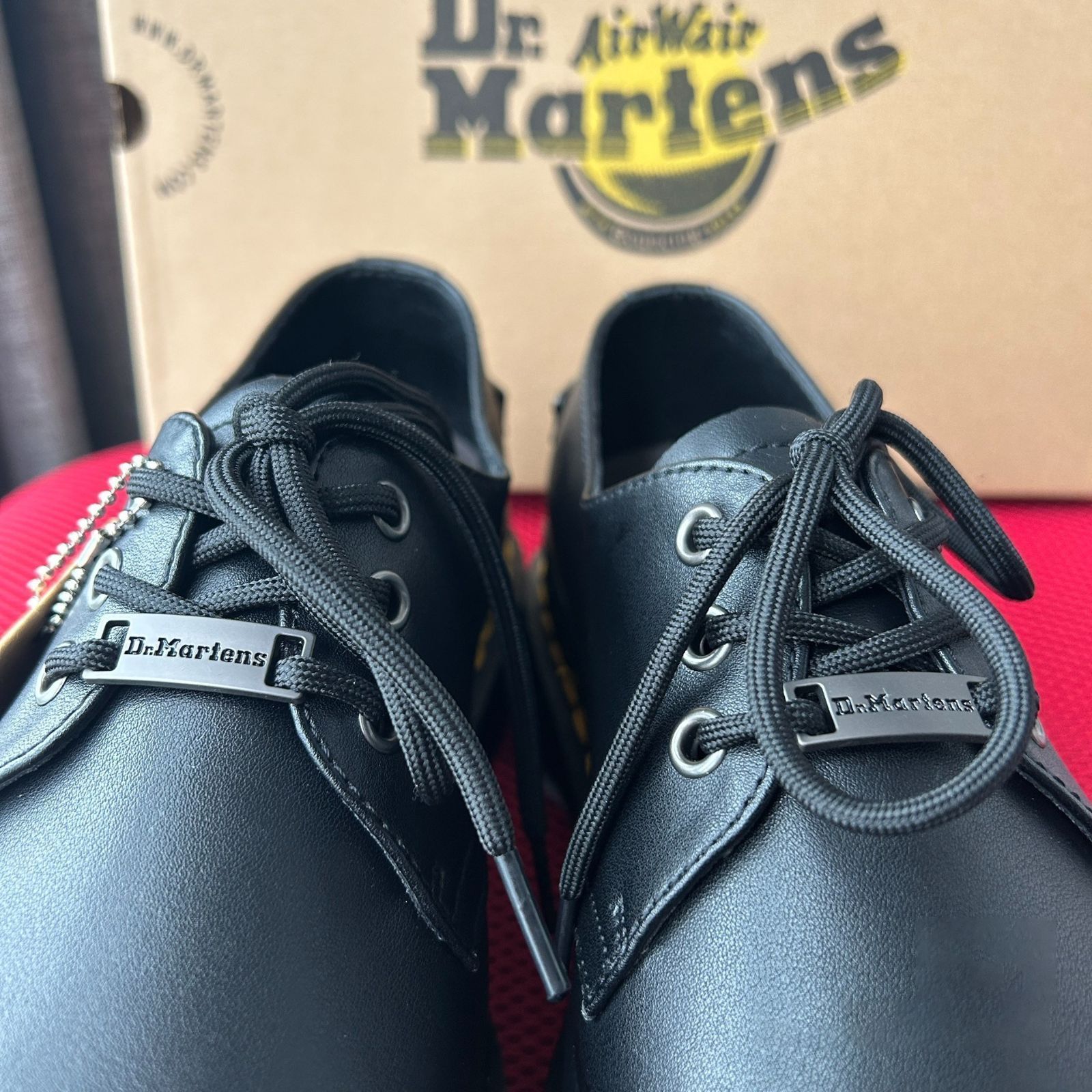 ドクターマーチン厚底 3ホール シューズ uK5新品未使用箱付 Dr.Martens 3ホールシューズ厚底箱付き