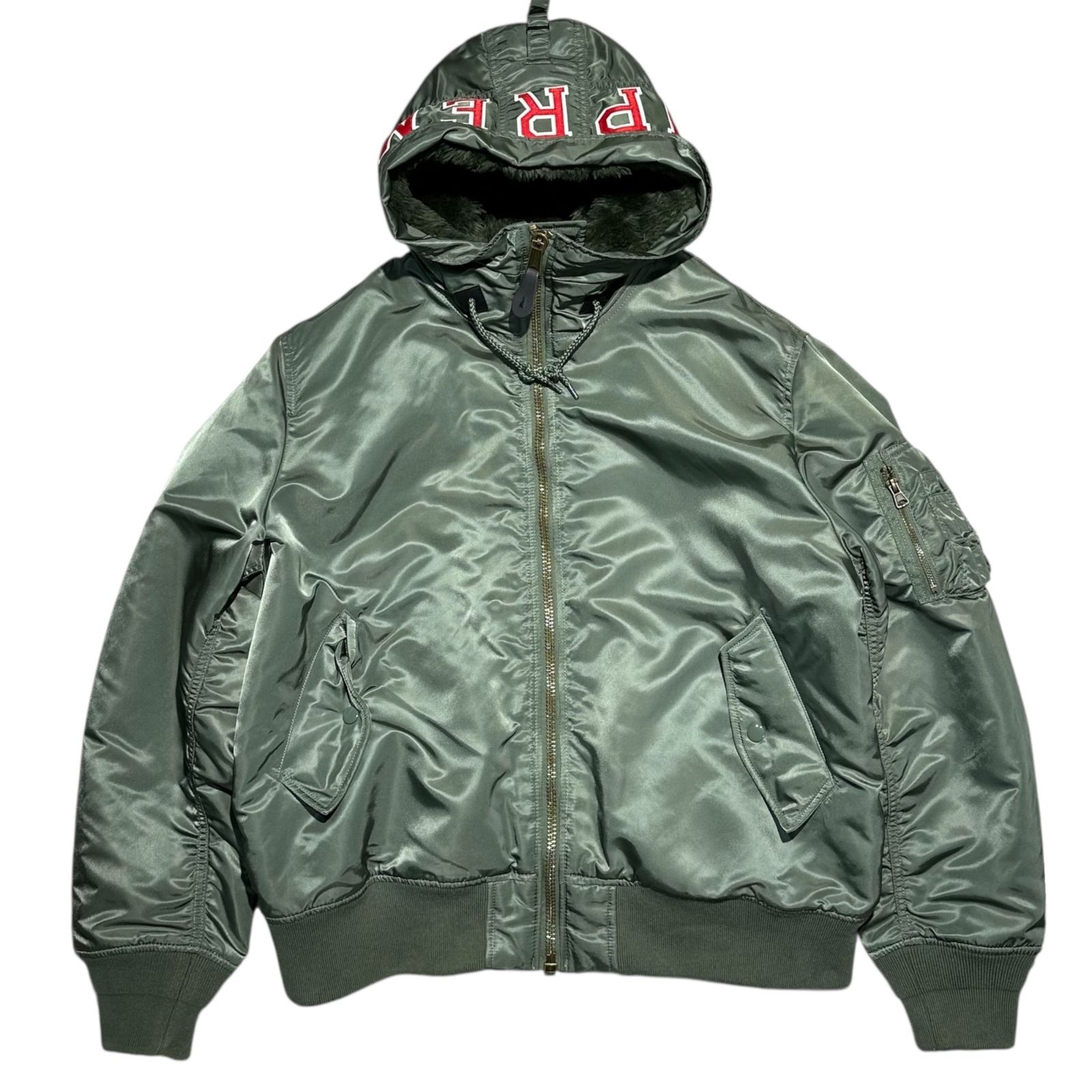SUPREME(シュプリーム) 21AW Hooded MA-1 フーデット ミリタリー