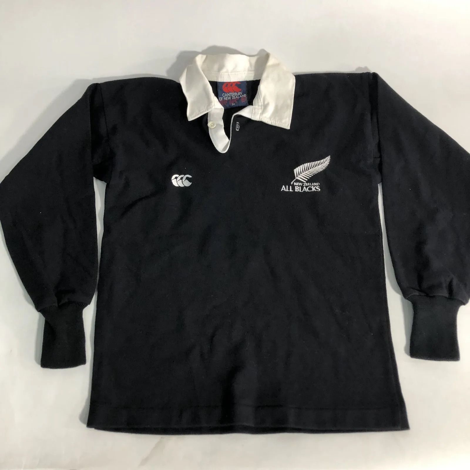 オールブラックス ラガーシャツ 希少 75周年】カンタベリー オール