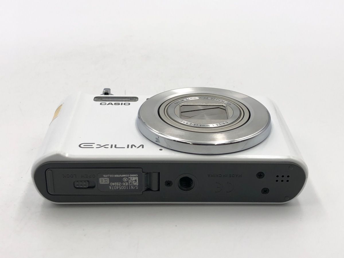 【ほぼ未使用】CASIO カシオ　EXILIM EZ-ZS240　ホワイト 白 EX-ZS240 | STANDARD | デジタルカメラ | CASIO