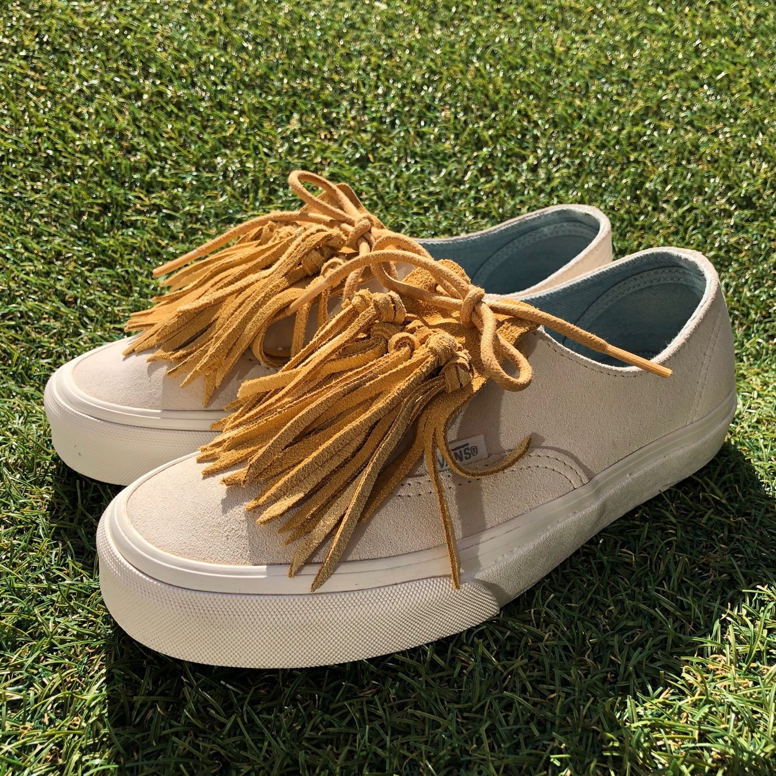 Vans authentic outlet fringe beige