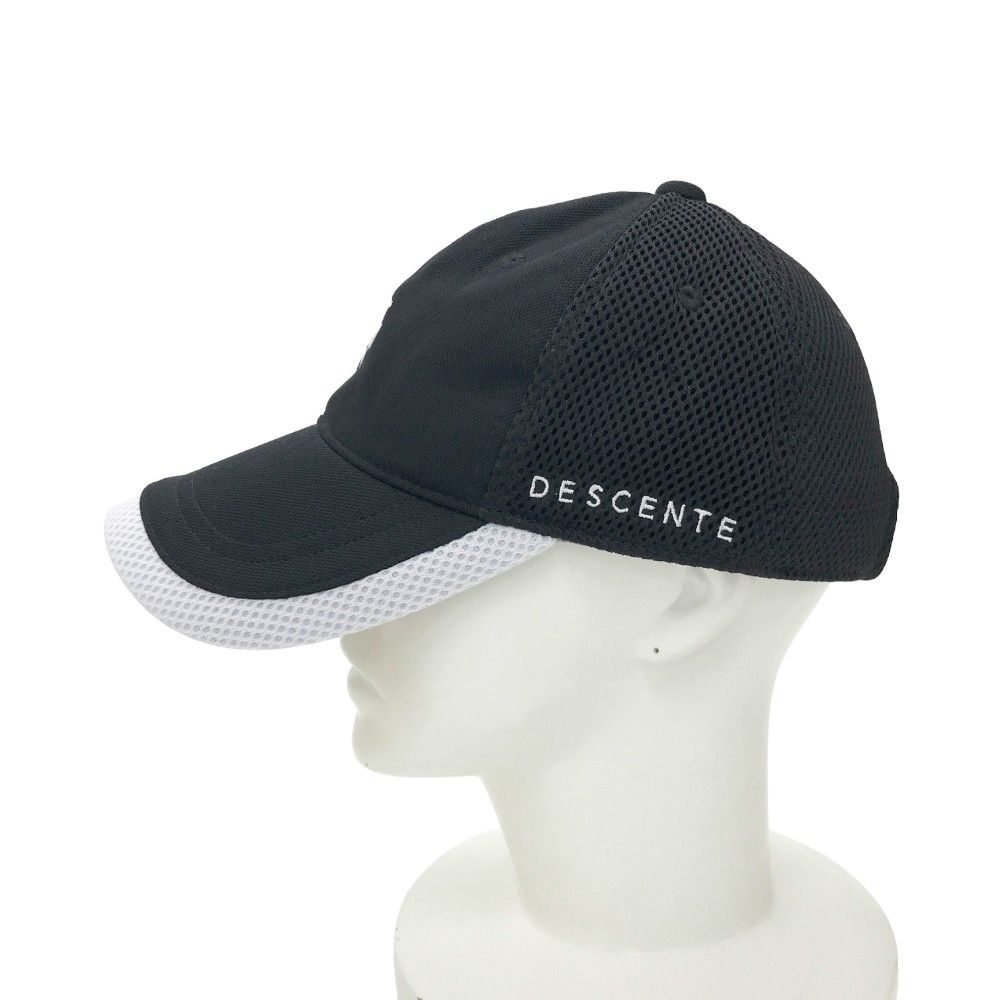 【入手困難】デサントゴルフ ストレッチ キャップ ブラック デサントゴルフ DESCENTE ゴルフ ストレッチキャップ -デサント