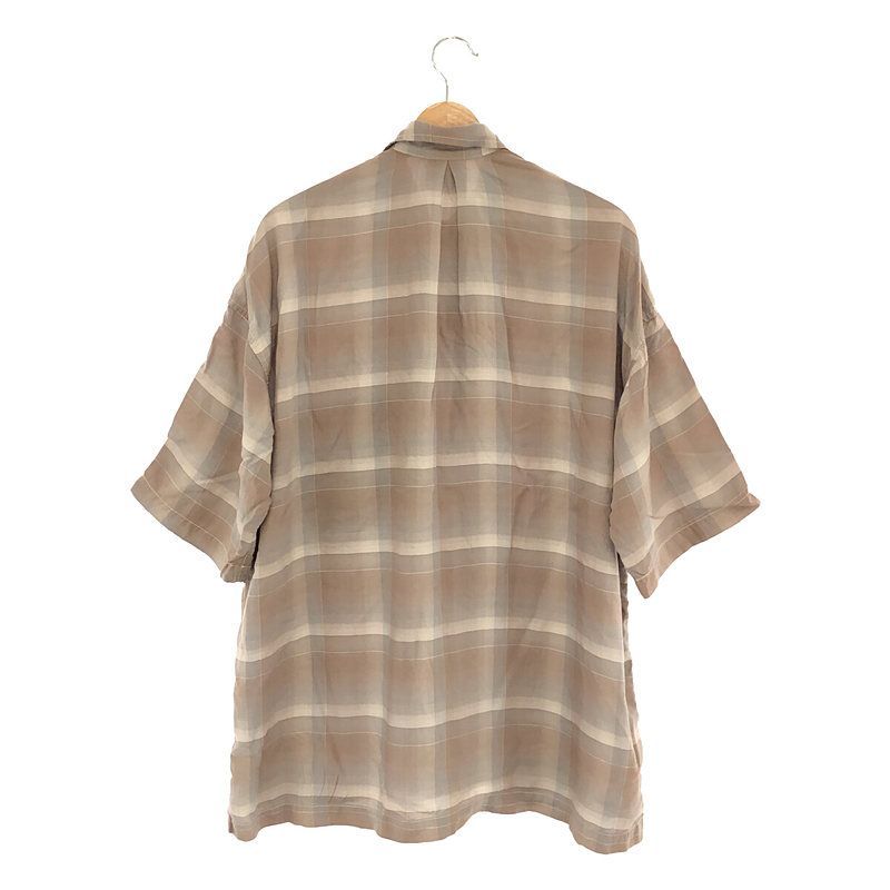 REMI RELIEF / レミレリーフ | アパルトモン別注 CHECK 2WAY SHIRT | F | ベージュ系 | レディース REMI RELIEF / レミレリーフ | アパルトモン別注 CHECK 2WAY SHIRT | F