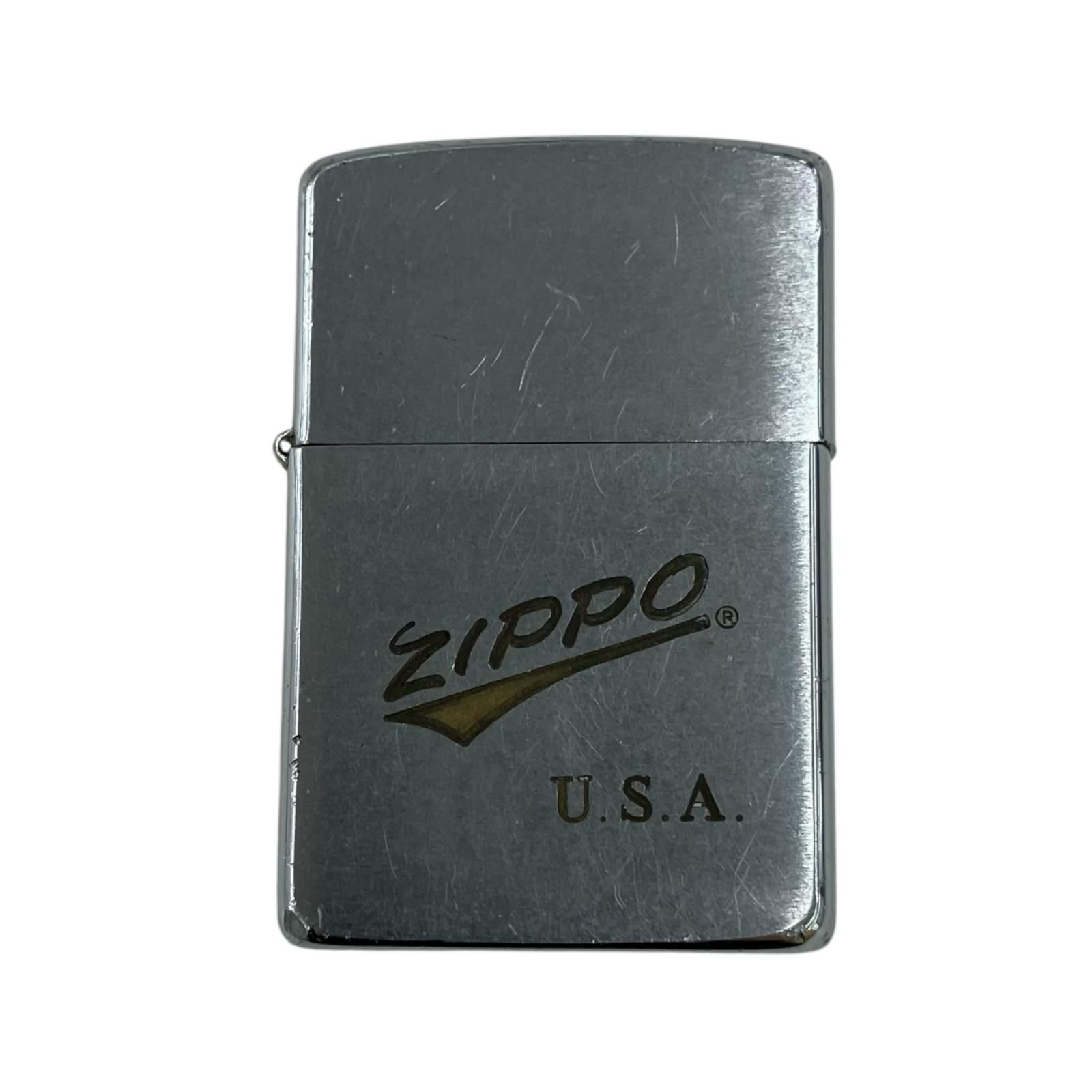 170590 現状品 ZIPPO ジッポ オイルライター ロゴ 1987年 【公式通販】