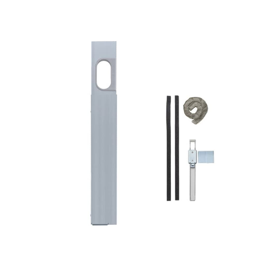 日晴金属 エアコン配管用 アルミ窓パネル シルバー 550～820mm C-MP8-S