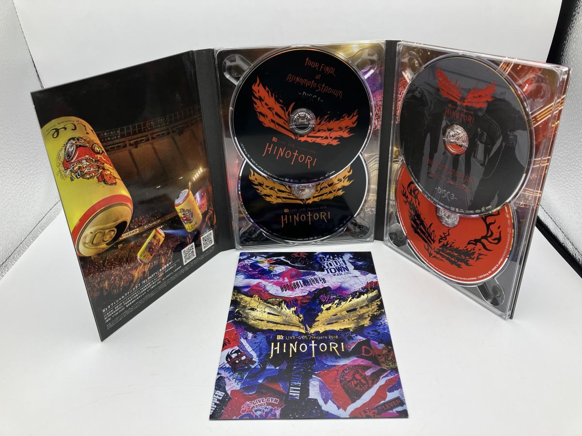 B'z LIVE-GYM Pleasure 2018 HINOTORI 3DVD+CD 4枚組/中古