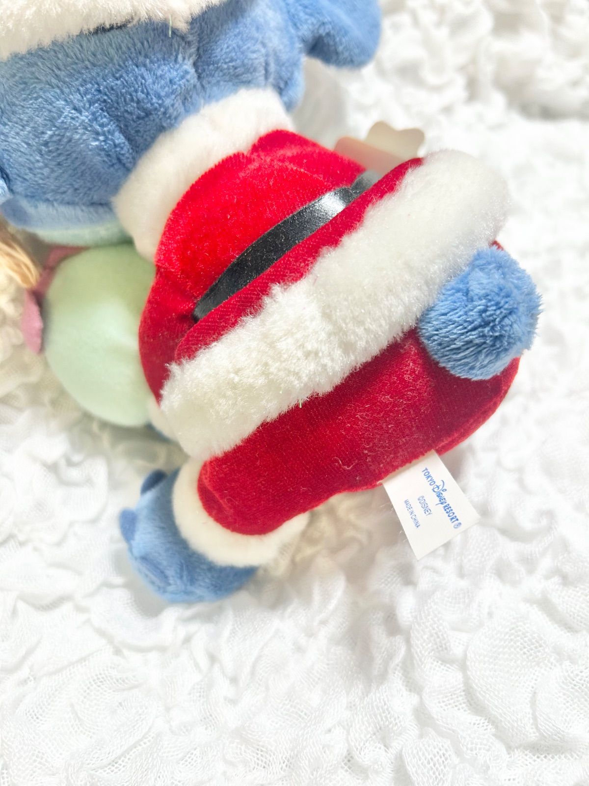 リロ&スティッチ　スクランプ　ぬいぐるみ マスコット クリスマス 希少品 Disney - ディズニーストア*クリスマス*リロ＆スティッチ