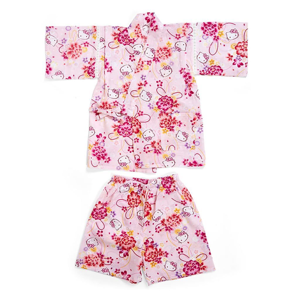 『数量限定』212482 ハローキティ 90cm キッズ甚平 サンリオ(SANRIO)