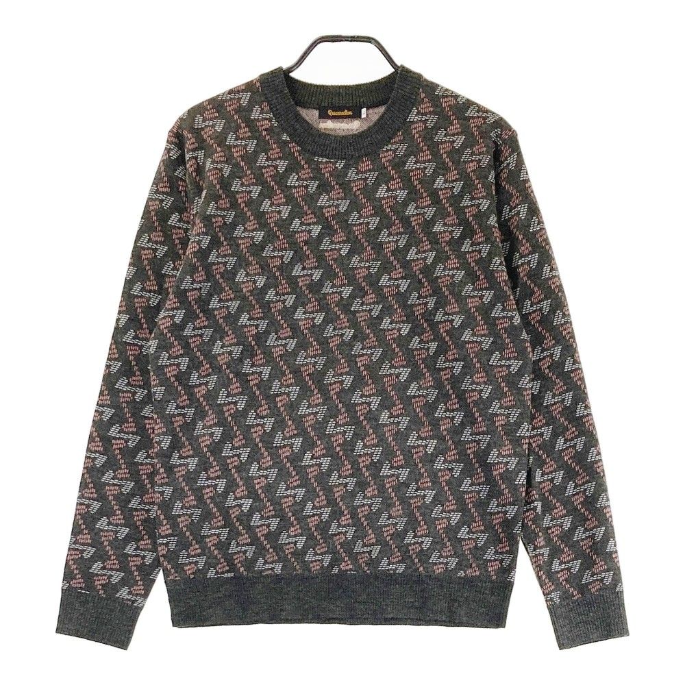 【 良品 値下げ レザレクション】セーターブラウン M ジオメトリック ニット サイズ：L RESURRECTION レザレクション ニットセーター ブラウン系
