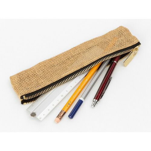  まとめ ミドリ ペンケース パルプストレージ ペーパーコード ベージュ 41774 その他 筆記具