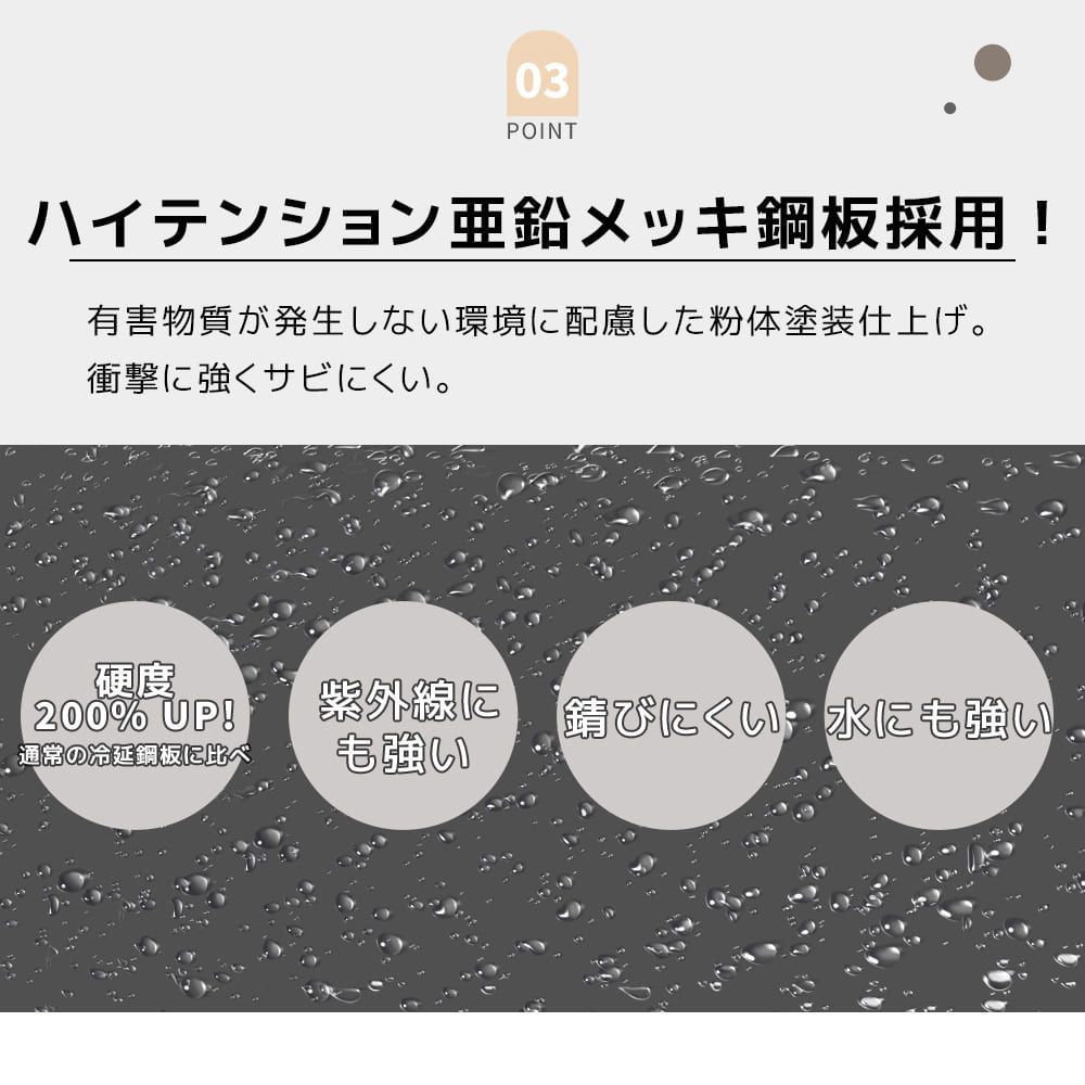 可動棚ナシ 物置