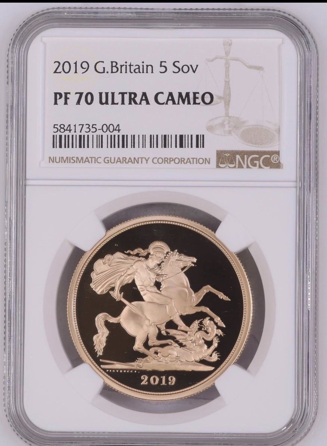 イギリス 金貨 2019 5ポンド NGC PF70ULTRA CAMEO - cecati92.edu.mx