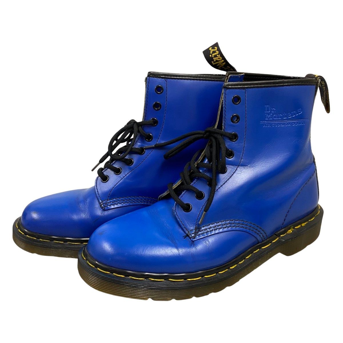 ##Dr.Martens ドクターマーチン 8ホール レースアップ レザー ブーツ 26cm ブルー