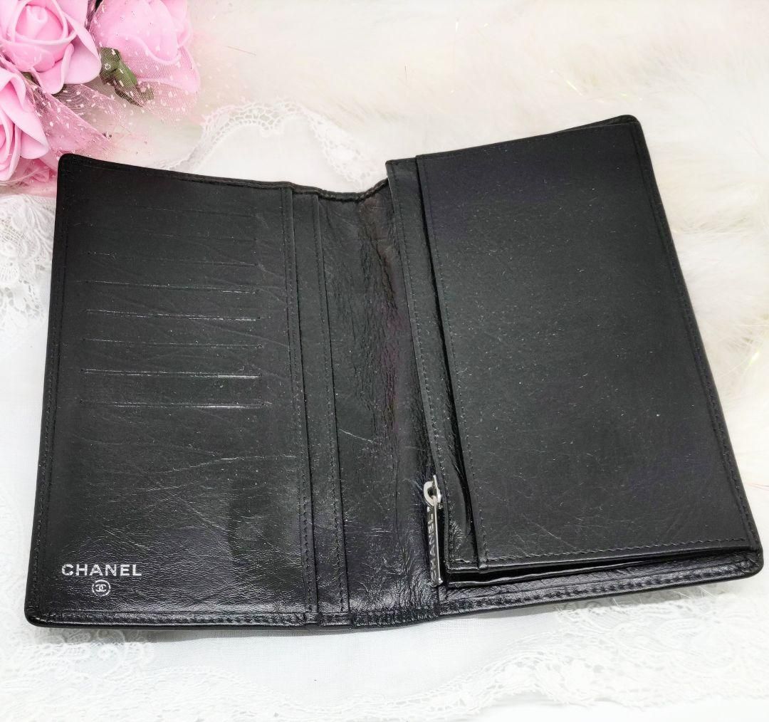 美品✨CHANEL シャネルカンボンライン ブラック シワ加工【匿名配送 