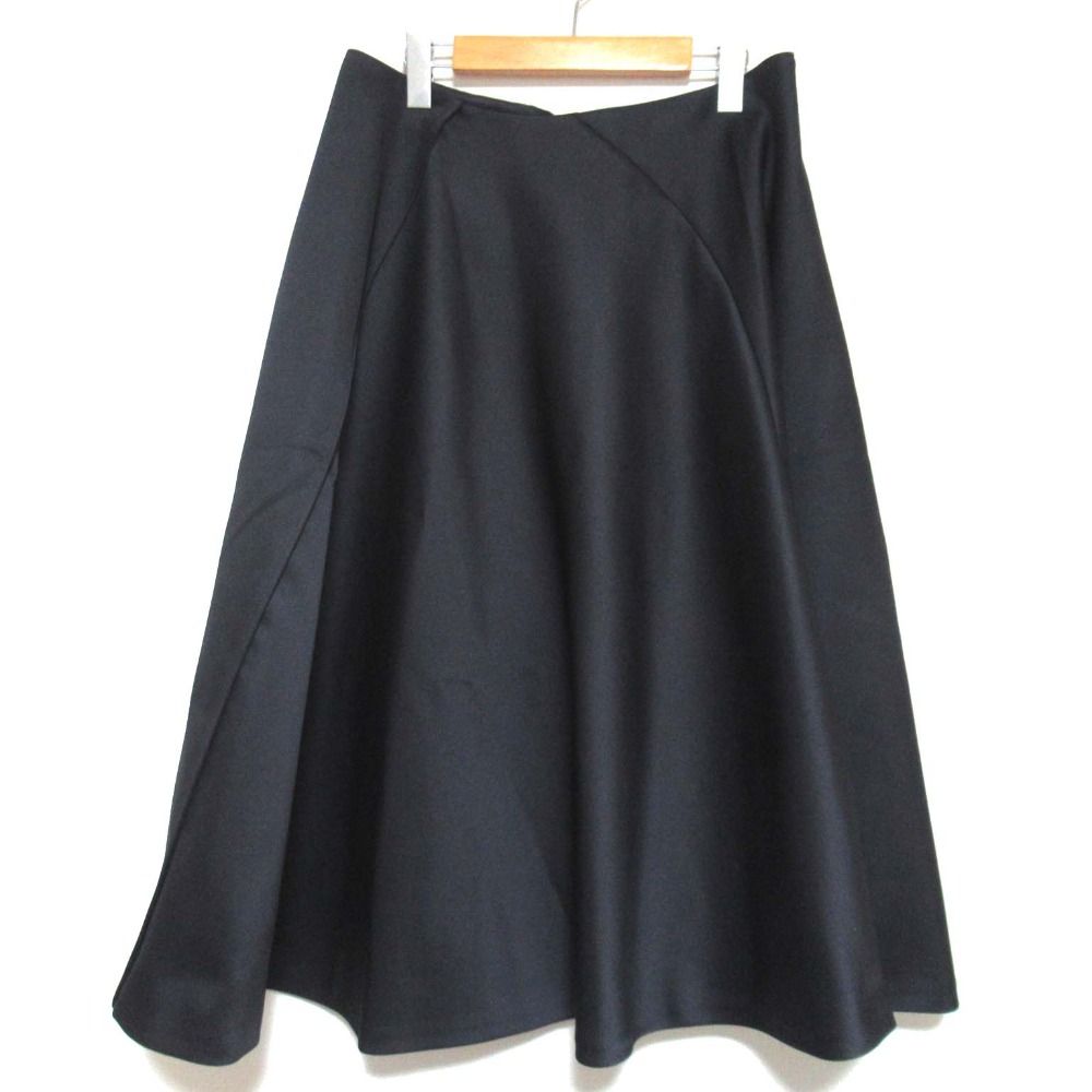 JIL SANDER ブラック フレアスカート ひざ丈 美品ジルサンダースカート