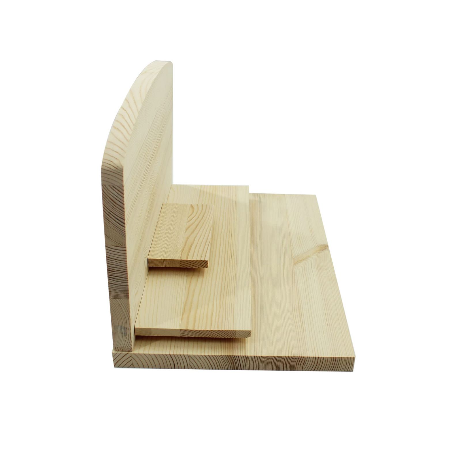 ナチュラル色 突き板貼り