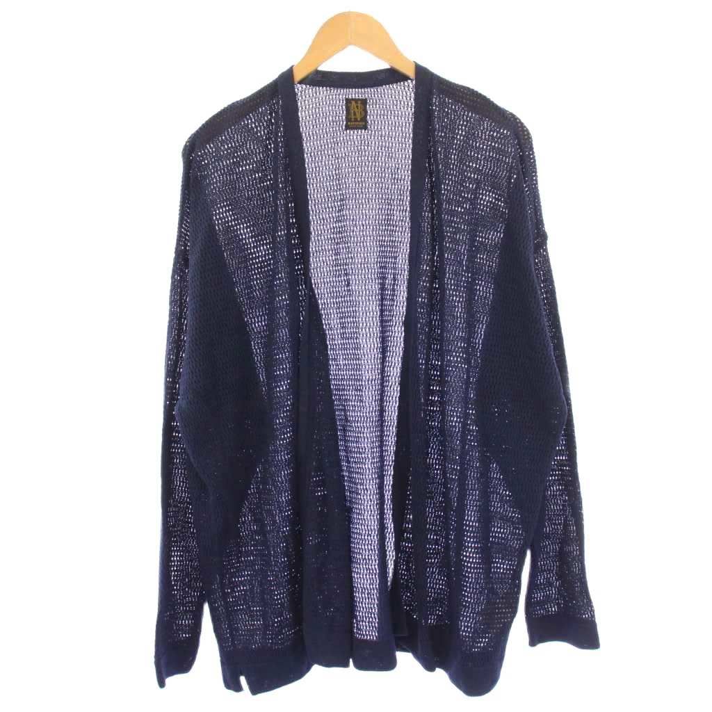 バトナー BATONER ONLY ARK 別注 24SS NO COLLAR MESH CARDIGAN