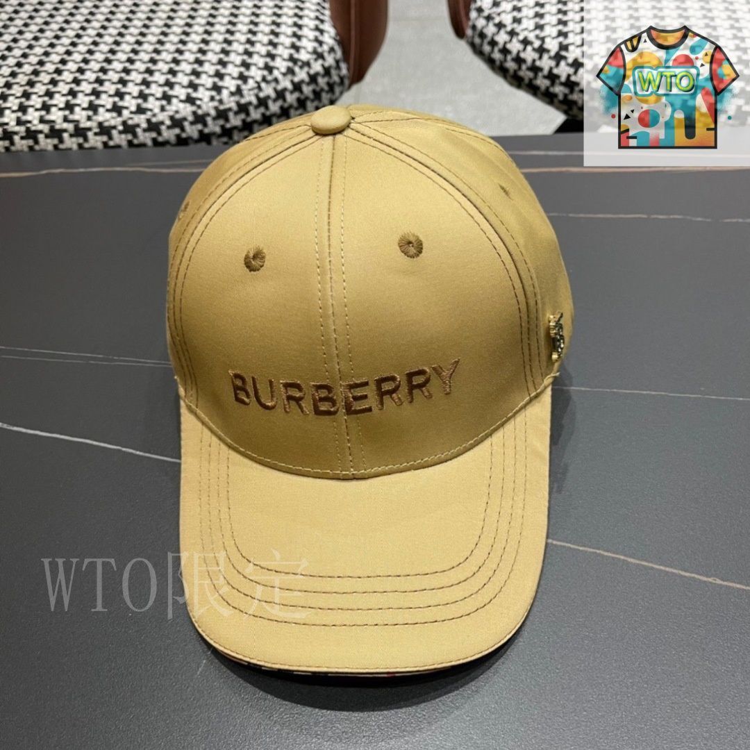 今日特価】Burberry 格子 ベースボールキャップ - メルカリ