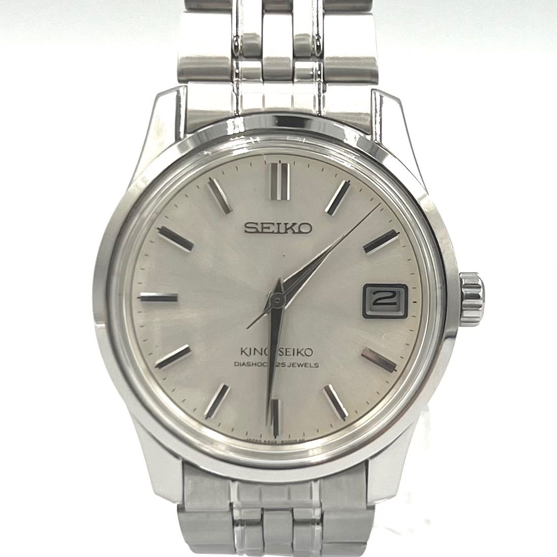 キング セイコー 4402-8000 SS メンズ 時計 SEIKO ベルト社外品