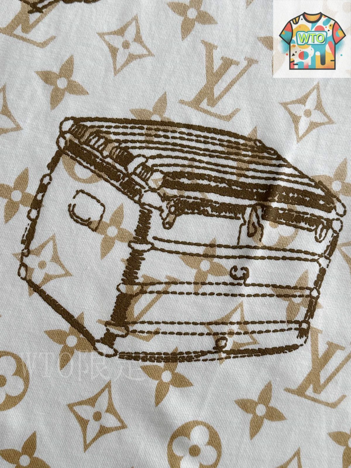 今日特価】Louis Vuitton 2025SS ホワイト T シャツ（ユニ
