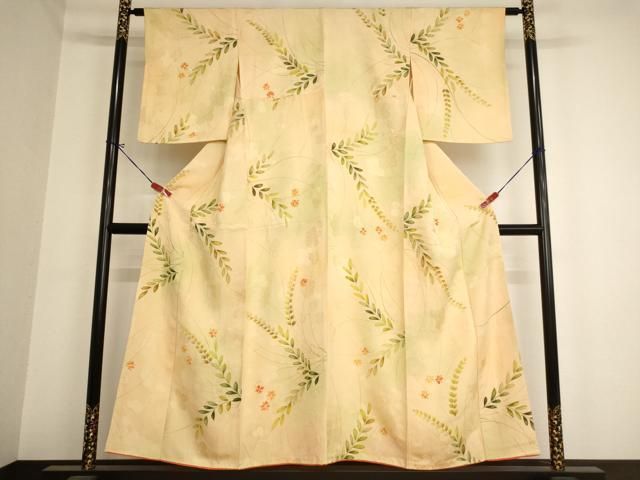 平和屋着物□上質な小紋 草花文 暈し染め 正絹 逸品 AAAZ9817ja - メルカリ