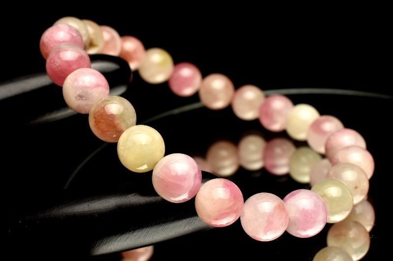 ウォーターメロン トルマリン 7mm 天然石 ブレスレット