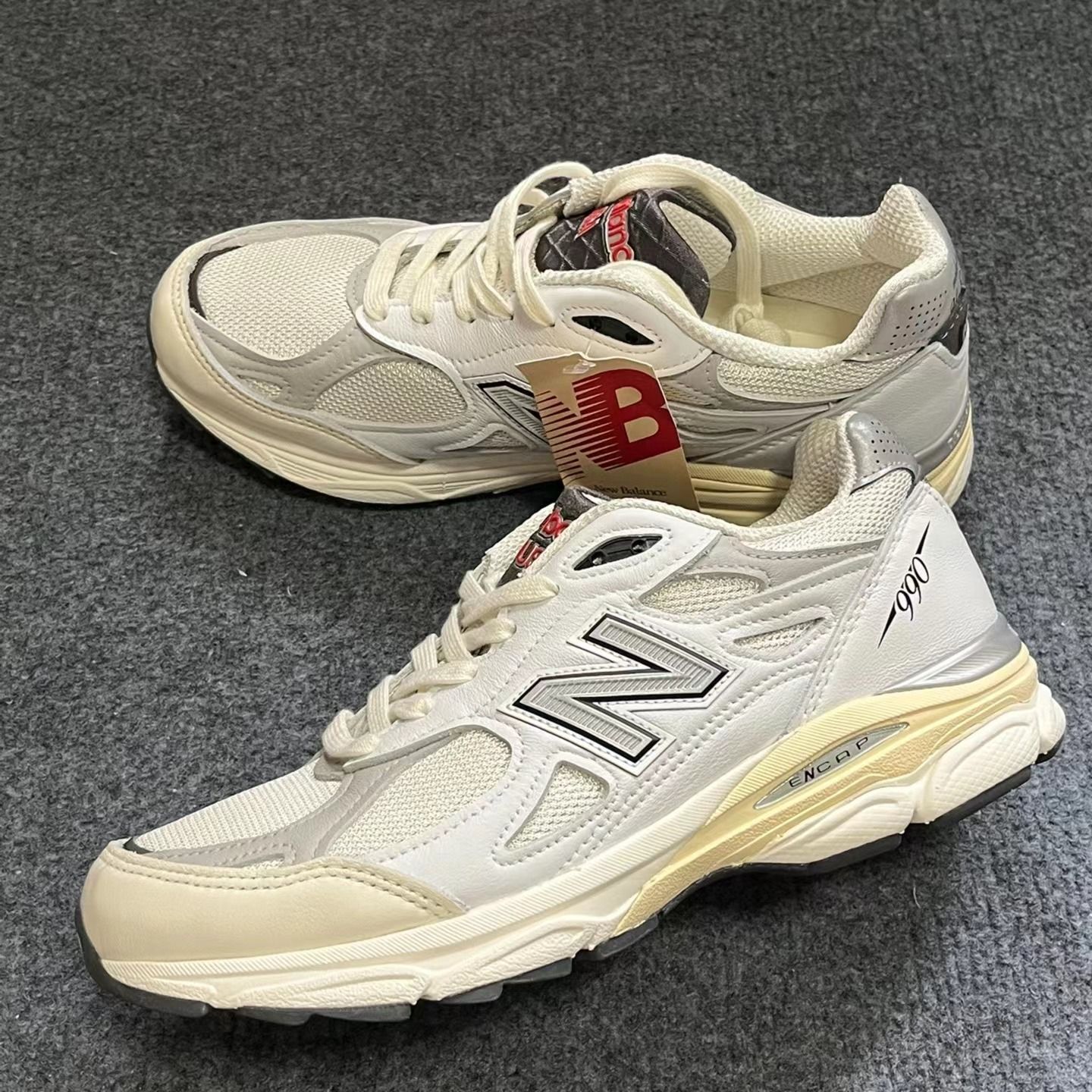 NEW BALANCE 990V3 SEA SALT/RAIN CLOUD ニューバランス 990V3 シーソルト/レインクラウド M990AL3 -  メルカリ