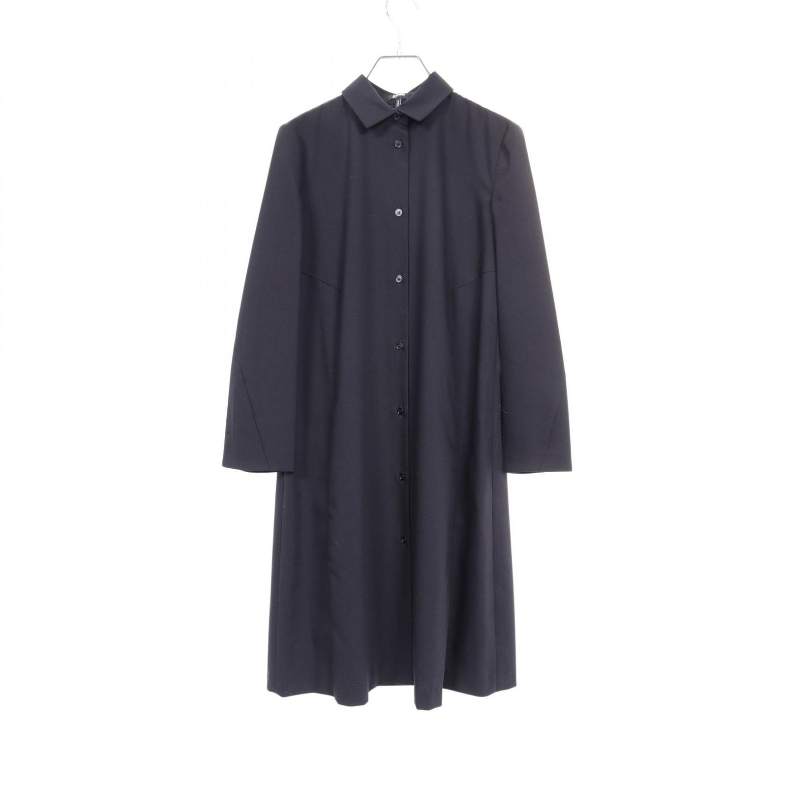 ジルサンダーネイビー JIL SANDER NAVY ワンピース バックプリーツ  