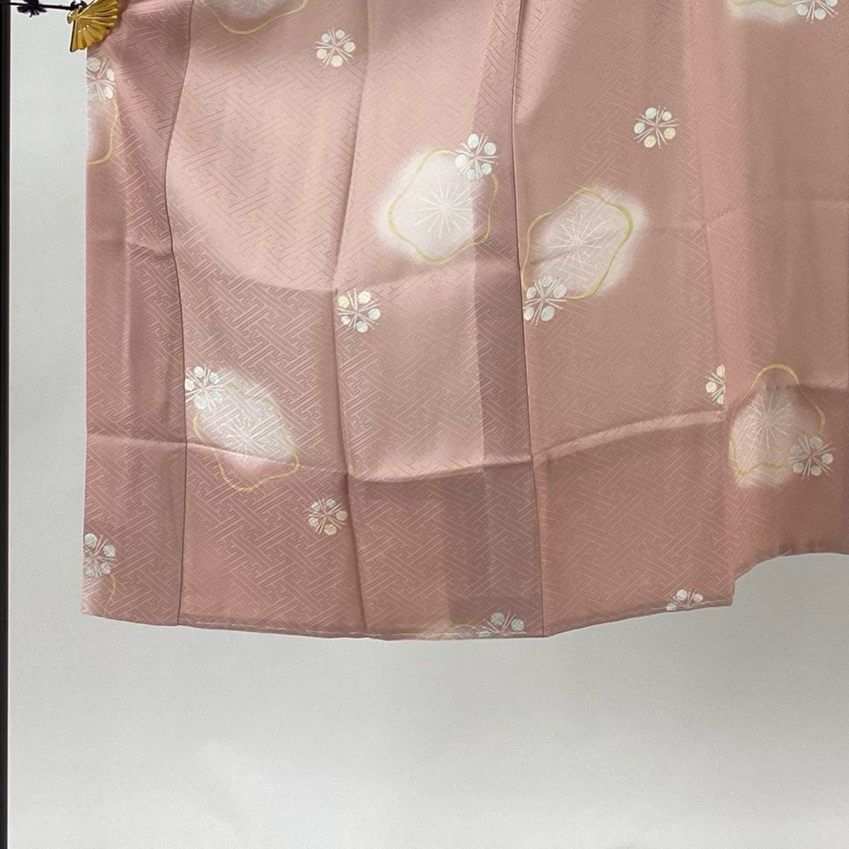 長襦袢 身丈118.5cm 裄丈65.5cm M 梅 ぼかし ピンク 正絹 美品