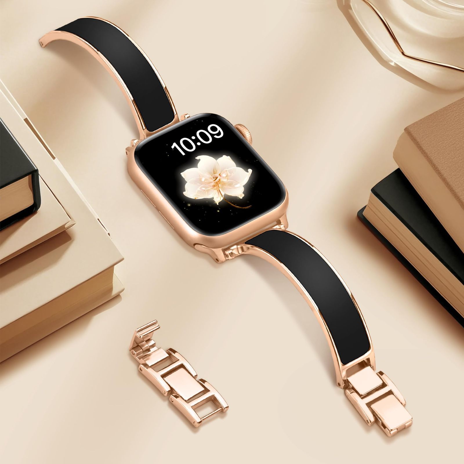 3/10限定AmiコアベルトMサイズ＆チョコザップウォッチ＆ボディローラー for Apple Watch 高透明 ガラス一体型PCケース