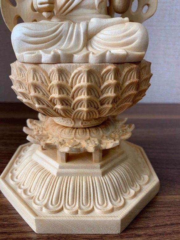 仏像 木彫 不動明王像 檜木 - メルカリ