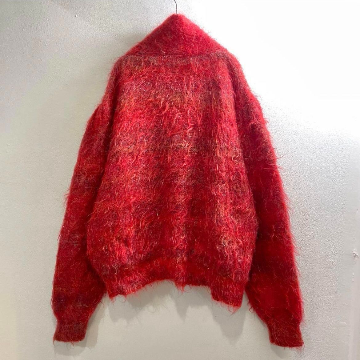 ビンテージ 80s モヘア ジップカーディガン ビンテージ 80s モヘア