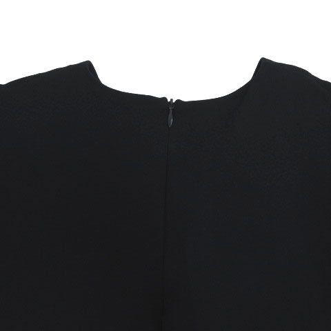 ヘリンドットサイ HeRIN.CYE Ponte balloon sleeve tops 530GSM80-0400 カットソー 五分袖 テールカット ネイビー 紺 F レディース ヘリンドットサイ HeRIN.CYE Ponte balloon sleeve tops