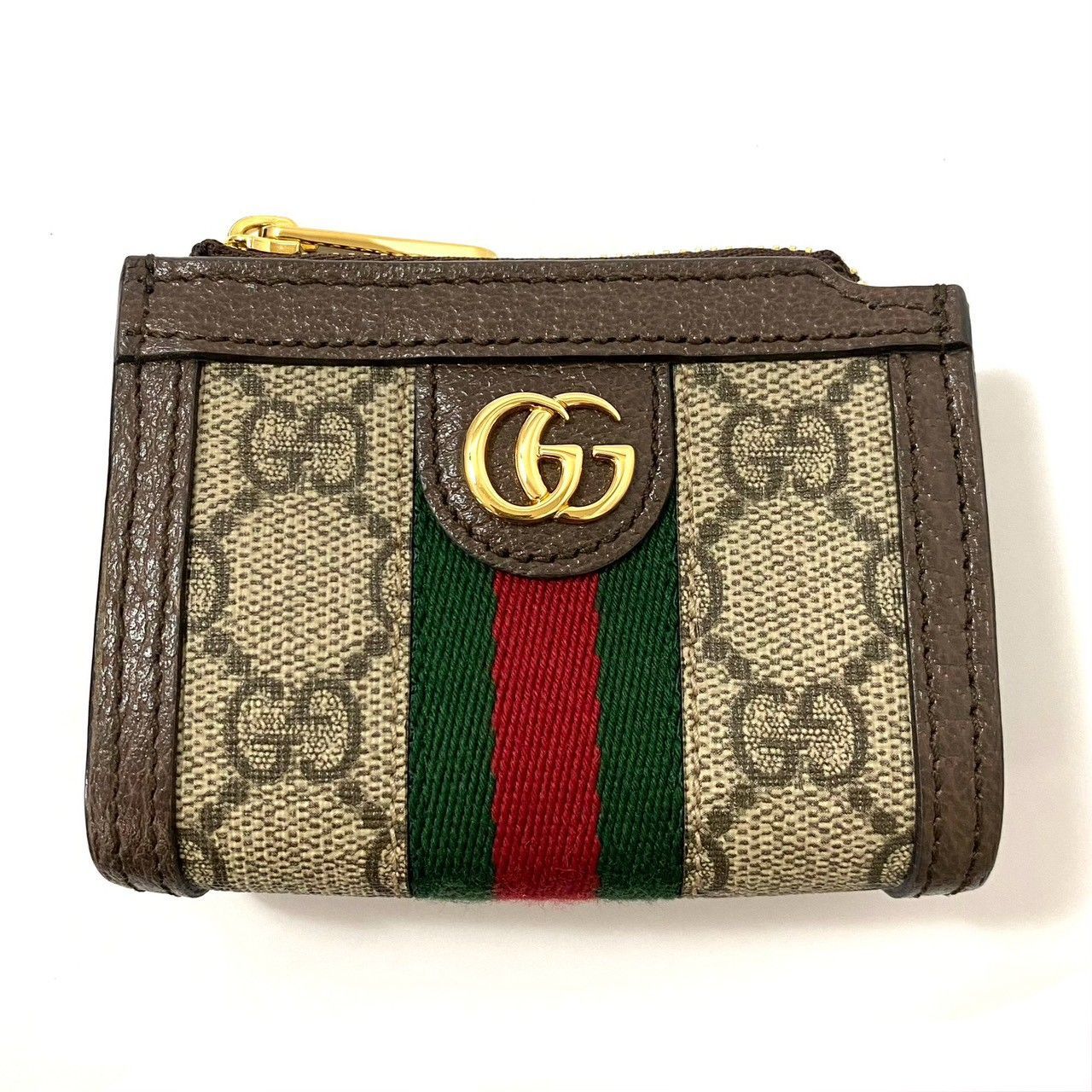 GUCCI】オフィディア GGスプリーム シェリーライン コインケース 