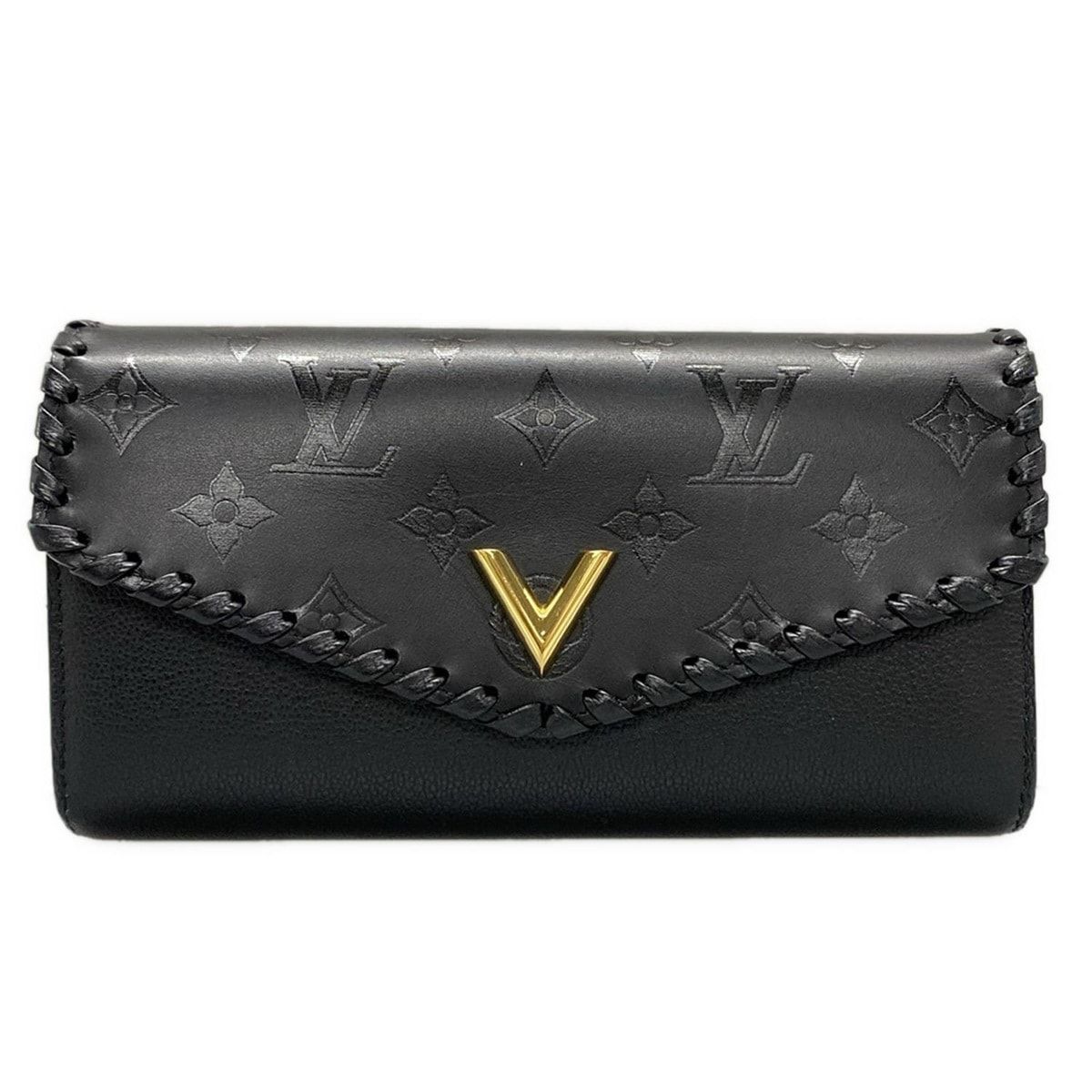 LOUIS VUITTON ルイヴィトン 長財布 ヴェリーライン ポルトフォイユヴェリー M62059 ノワール レザー