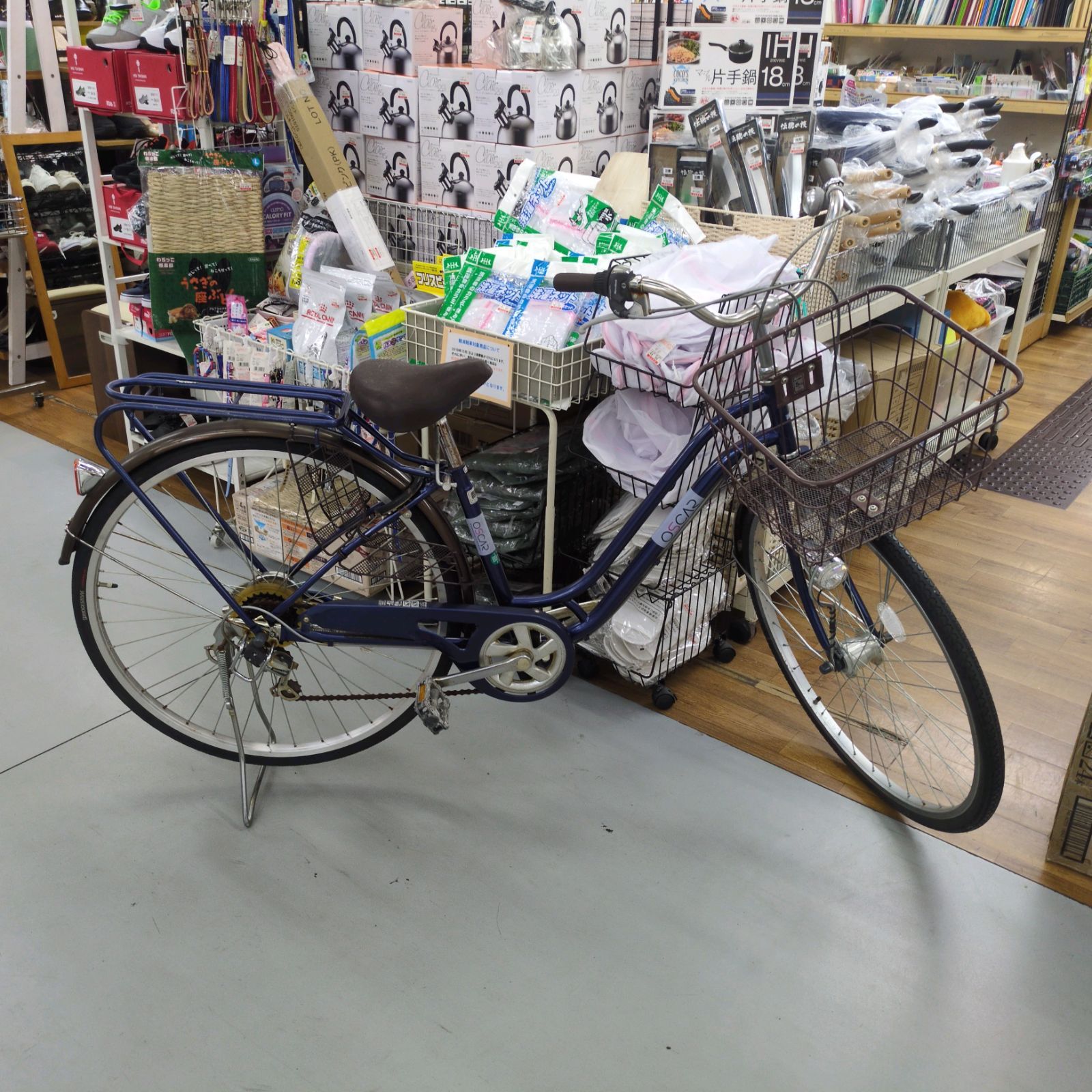 J311 ライト点灯不可 サビキズ使用感 普通自転車 OSCAR 6段 27インチ