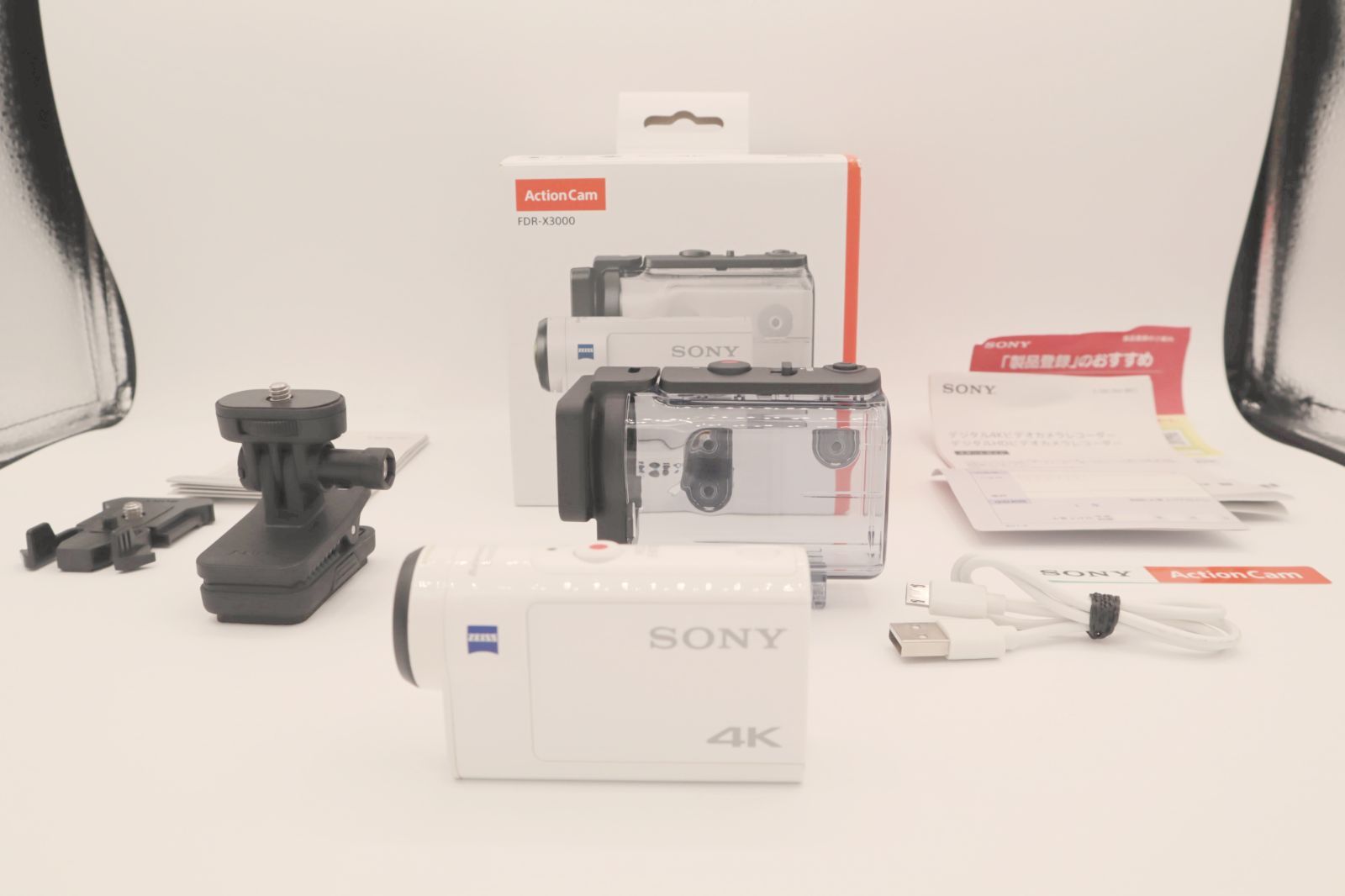 上品 - おまけ付き SONY ソニー デジタル4K ビデオカメラレコーダー アクションカム FDR-X3000