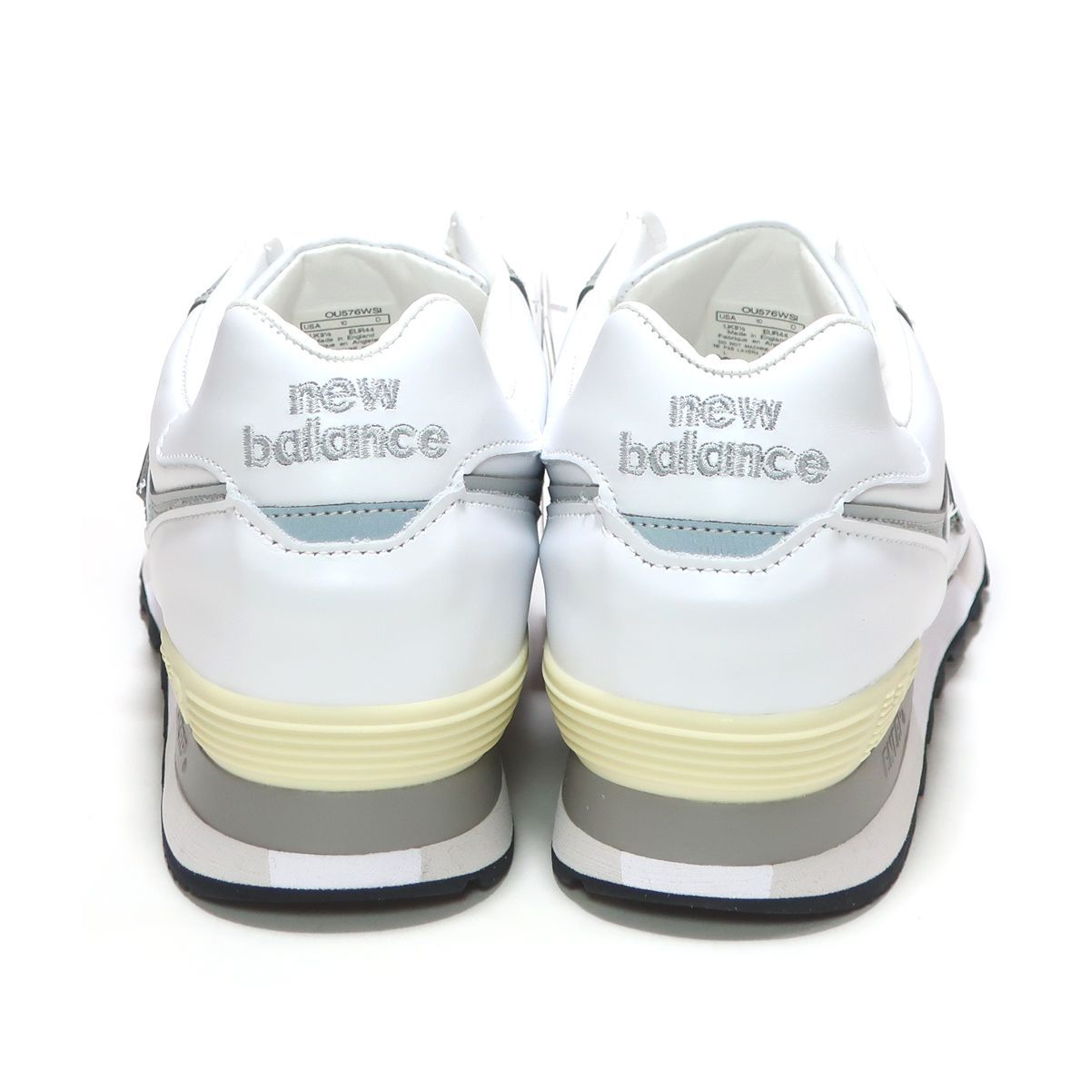 メンズサイズ NEW BALANCE OU576WSI MADE IN UK WHITE/GRAY LEATHER