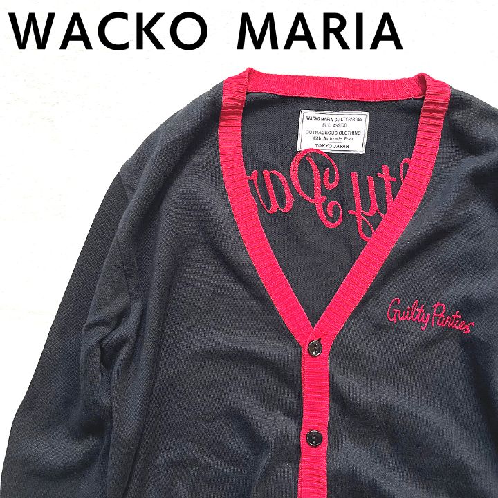 多少の誤差はご了承下さいWACKO MARIA ワコマリア ブルゾン ギルティパーティー 刺繍ロゴ