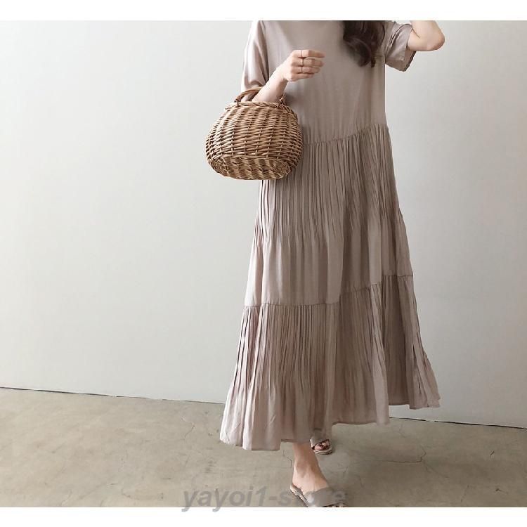 ロングワンピース レディース
