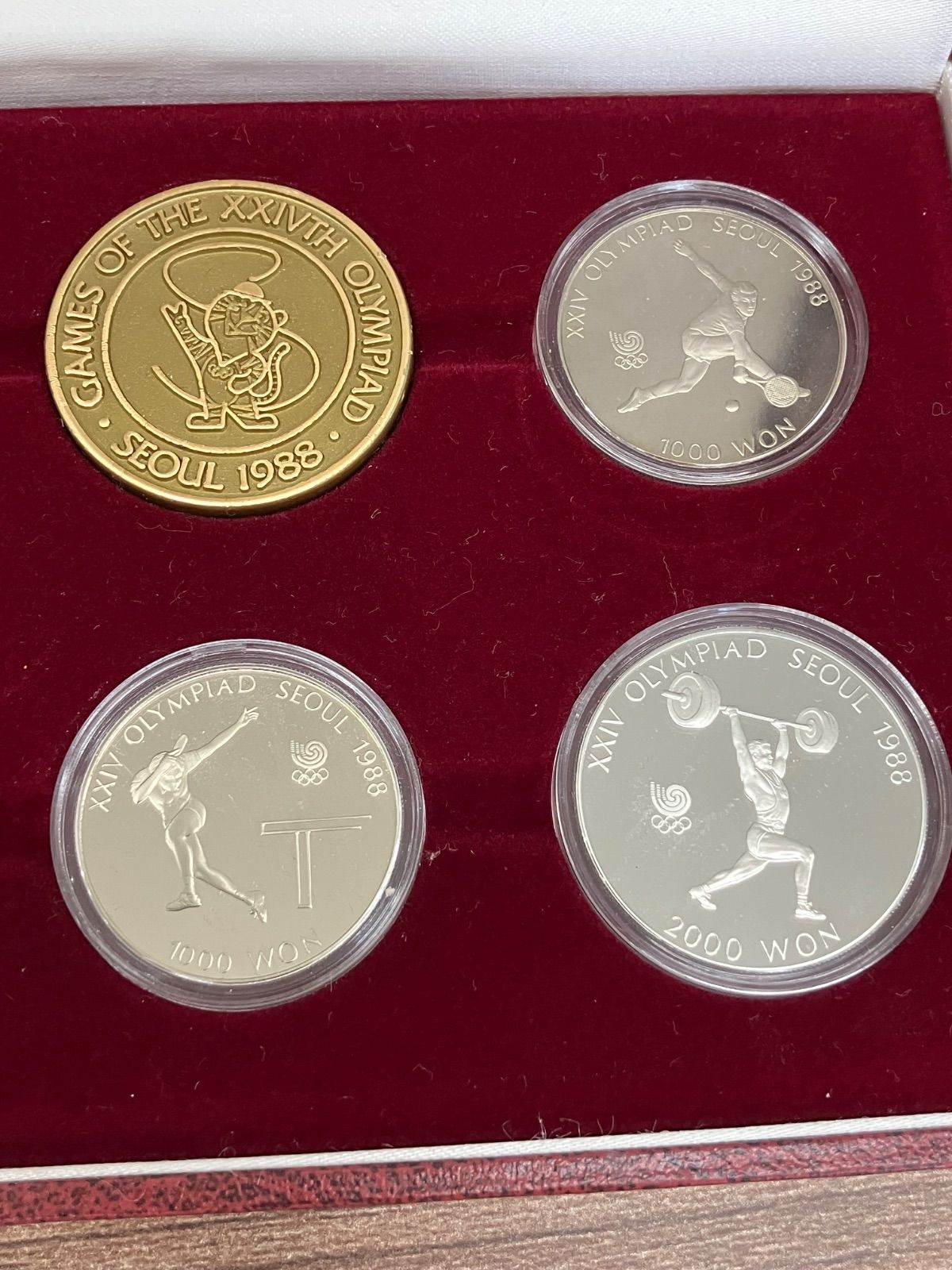 1988年オリンピックプルーフ硬貨 1988年ソウルオリンピック 記念プルーフ - メルカリ