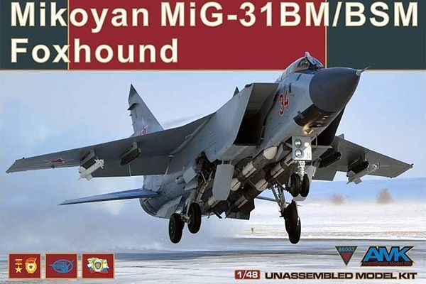 アバンギャルド/AMK 1/48 MIg-31 1:48 AMK MiG-31BM/BSM 'Foxhound' – VVS modelling