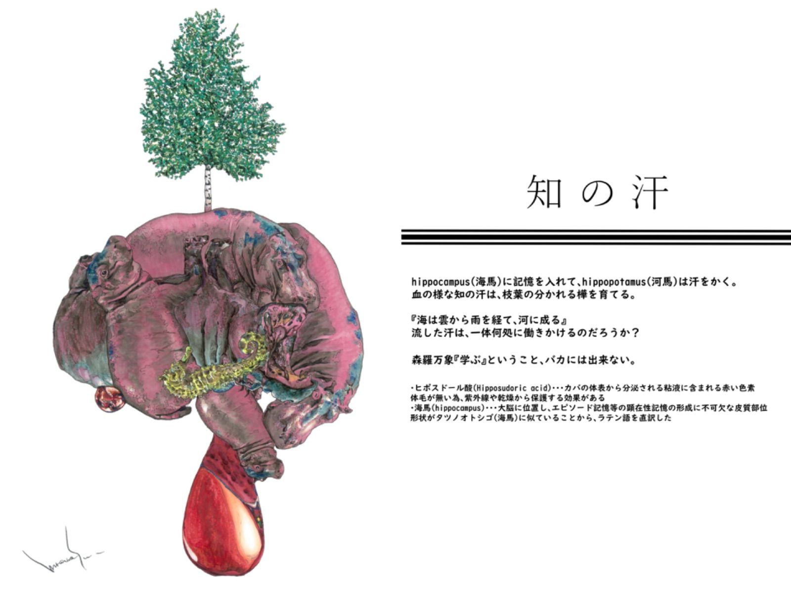 【原画】『知の汗』 原画】80. 『知の汗』 - メルカリ