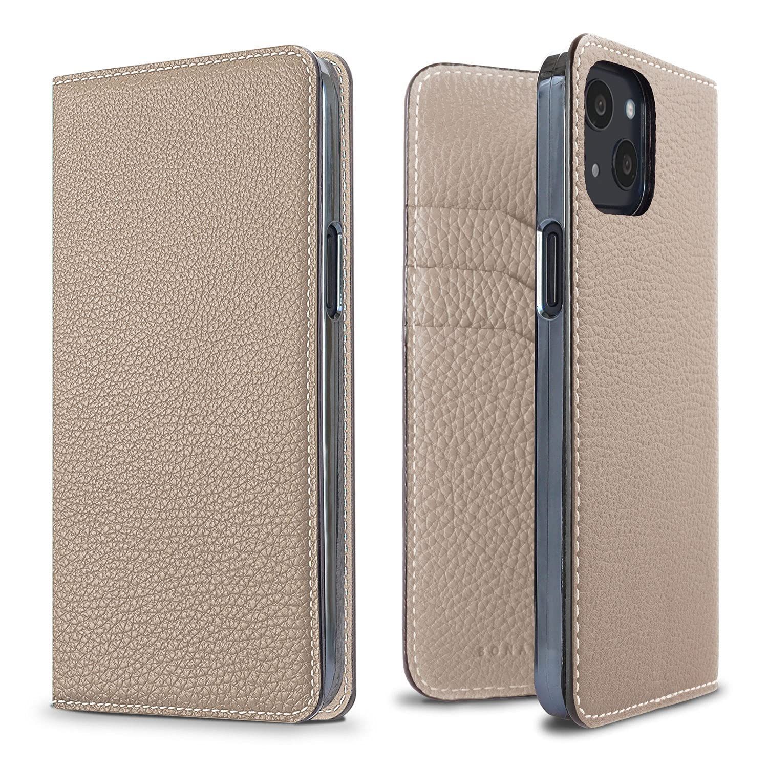 BONAVENTURA ボナベンチュラ ダイアリーケース [iPhone 13グレージュ 