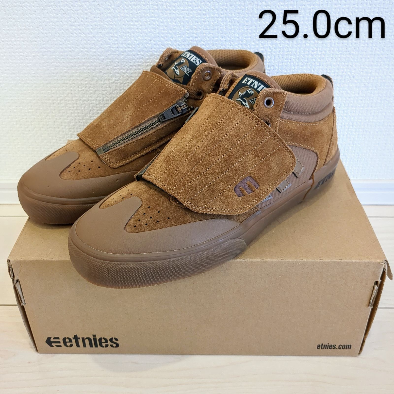 Etnies エトニーズ WINDROW VULC MID 25.0cm ブラウン/ガム 茶色 アンディー・アンダーソン スケシュー