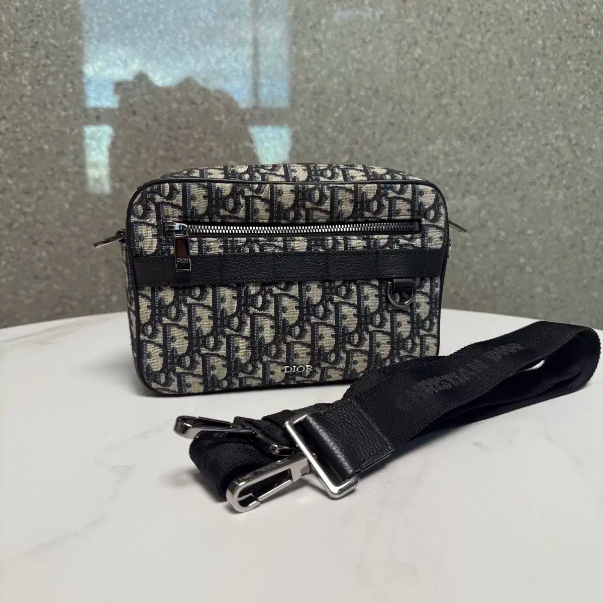 【DIOR】クリスチャンディオール　サファリクロスバッグ　オブリークベージュ DIOR | Safariバッグ ミニ ディオール オブリーク ジャカード