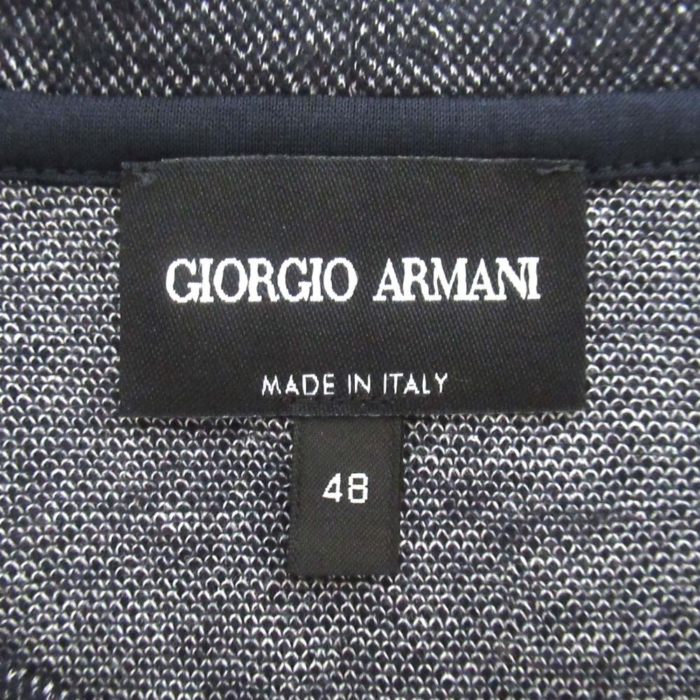 美品 21AW GIORGIO ARMANI ジョルジオアルマーニ ニット クルー