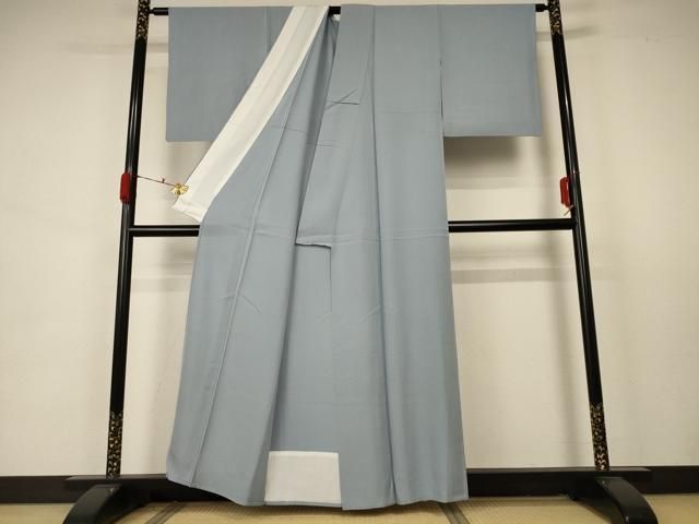 平和屋着物＊夏物 色無地 絽 秘色色 正絹 AABA6579jd