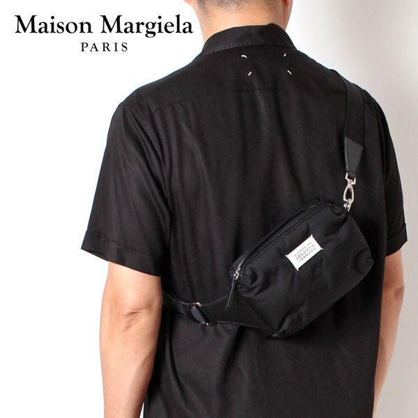 正規店買付【Maison Margiela】レザー クロスボディバッグ 特価！関税送料込】MM6 MAISON MARGIELA レザー クロスボディ